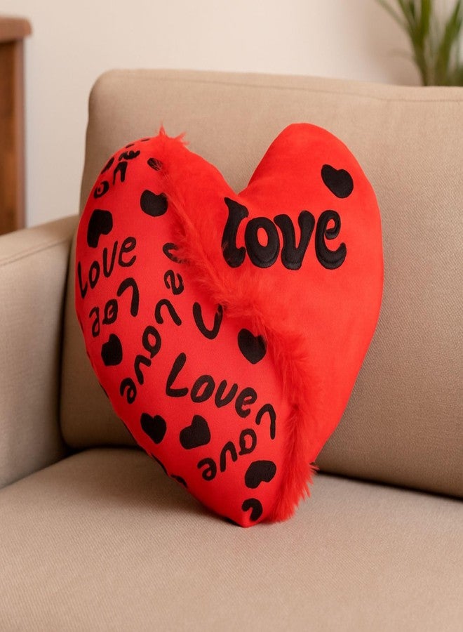 Tickles Love Heart Cushion Soft Stuffed Plush Toy Gifts for Boys & Girls Wedding Anniversary Birthday Valentine's Day (Size: 32 cm Color: Red) - Image 2